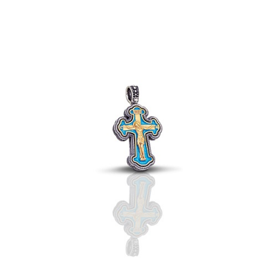 Cross with Enamel C10